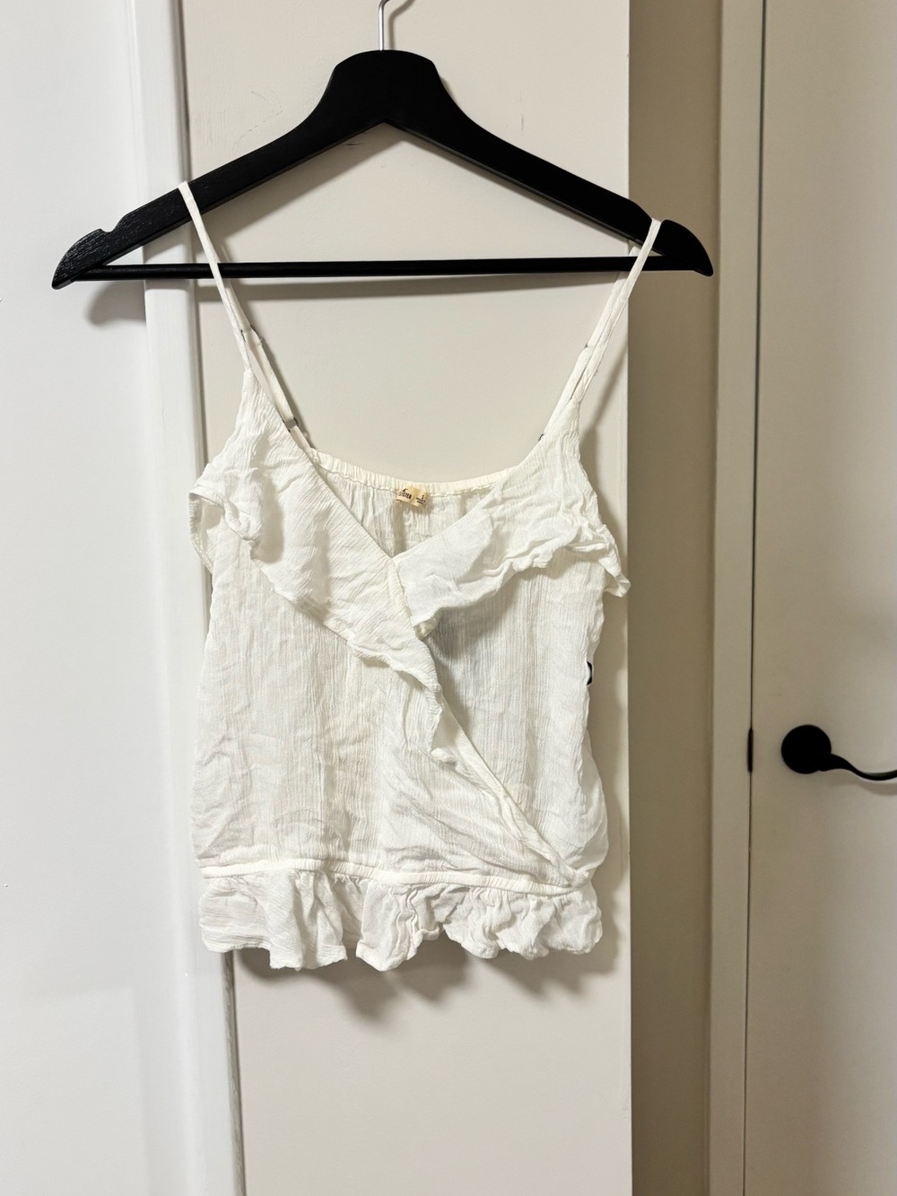 Hollister White Tank Top - Small